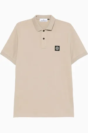 Stone Island Polo con parche Compass