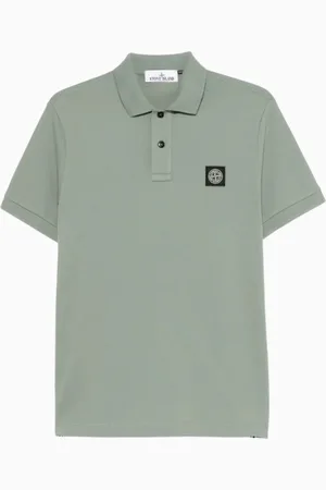 Stone Island Polo con parche Compass