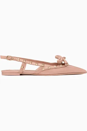 VALENTINO Bailarinas Rockstud con lazo