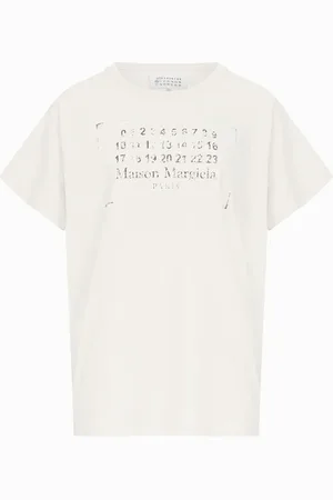 Maison Margiela Camiseta con logotipo numérico