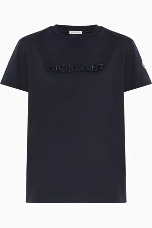 Moncler Camiseta con logotipo bordado