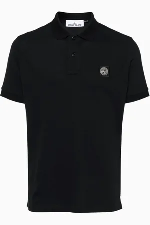 Stone Island Polo con parche Compass