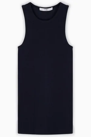 tibi Tank top de canalé