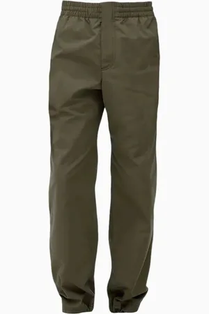 Bottega Veneta Pantalones de algodón técnico