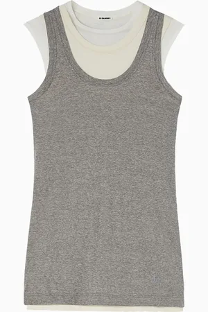 Jil Sander Top con capas