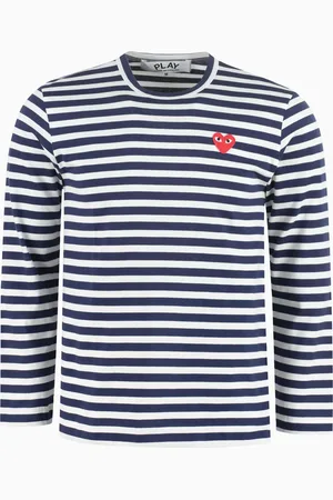 Comme des Garçons Camiseta de listas