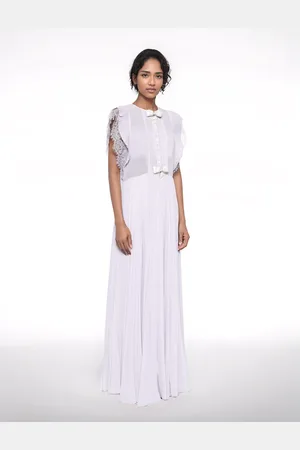 Self-Portrait Maxivestido con volantes