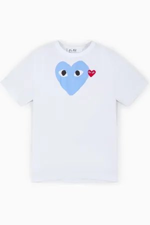 Comme des Garçons Camiseta Double Heart