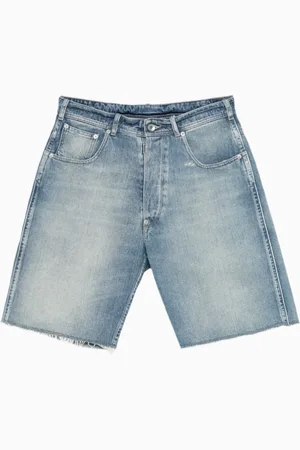 Maison Margiela Bermudas denim efecto sin rematar