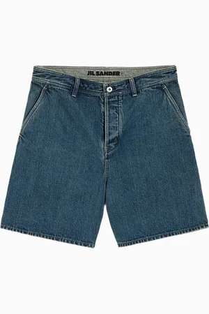 Jil Sander Japanese raw denim shorts