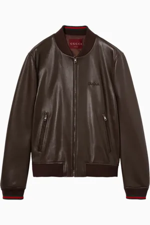 Gucci Cazadora bomber de piel