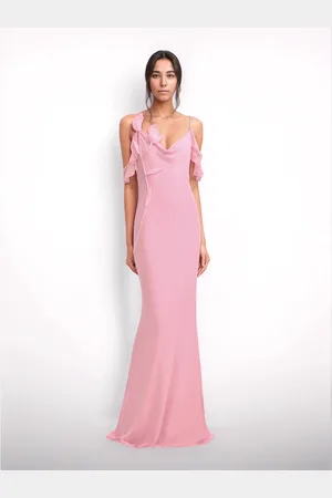 Self-Portrait Vestido maxi de georgette