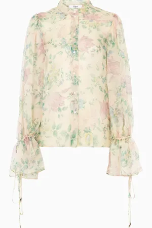 Chloé Blusa con estampado floral