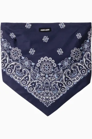 Miu Miu Top bandana estampado