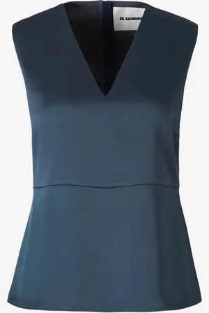 Jil Sander Top Satinado Fluido