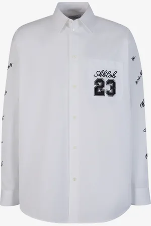 OFF-WHITE Camisa Algodón Bordados