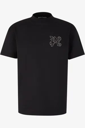 Palm Angels Camiseta Monograma Algodón