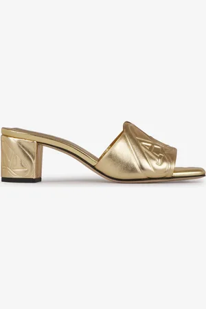 Alexander McQueen Sandalias Piel Logo