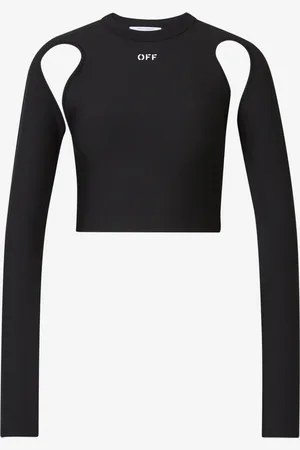 OFF-WHITE Top Cropped Logo