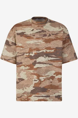 Acne Studios Camiseta Algodón Camuflaje