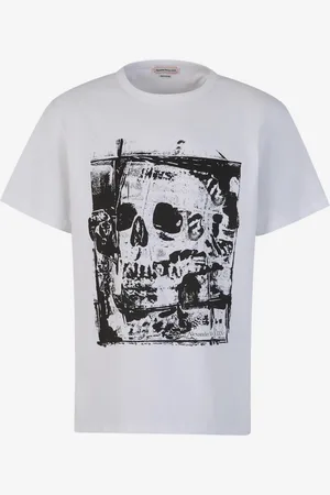 Alexander McQueen Camiseta Estampada Algodón