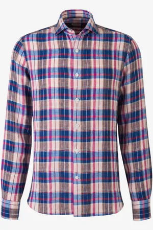 Santa Eulalia Camisa Lino Cuadros