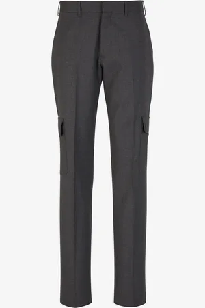 LARDINI Pantalones Cargo Lana