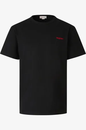Alexander McQueen Camiseta Logo Algodón