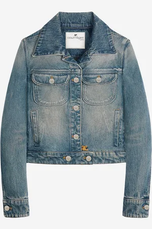 Courrèges Chaqueta Cropped Denim