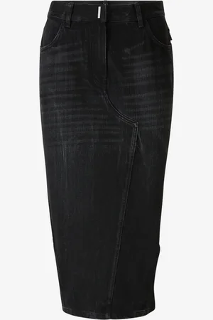 Givenchy Falda Midi Asimétrica