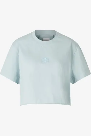 Givenchy Camiseta Cropped Logo