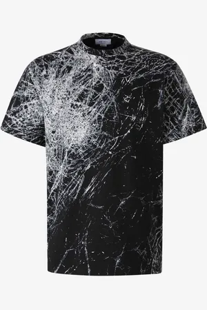 Alexander McQueen Camiseta Gráfico Contraste