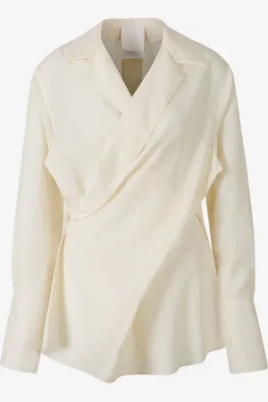 Givenchy Blusa Cruzada Seda