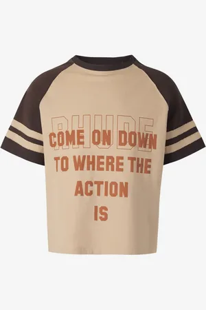 Rhude Camiseta Estampado Algodón