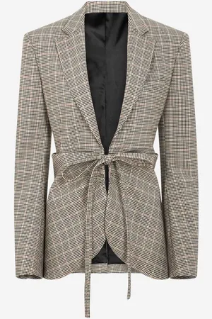 Paco rabanne Chaqueta Entallada Lana