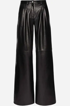 MAGDA BUTRYM Pantalones Cuero Entallados