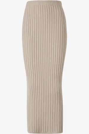 Max Mara Falda Midi Punto Larga