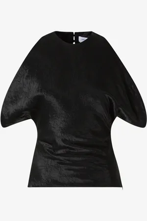 Alexander McQueen Top Drapeado Sisa