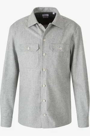 Brunello Cucinelli Sobrecamisa Lisa Botones