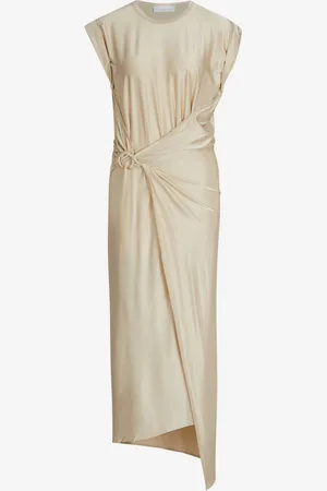 Paco rabanne Vestido Midi Drapeado