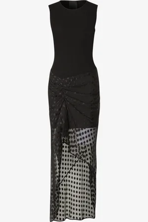 Givenchy Vestido Midi Motivo Lunares