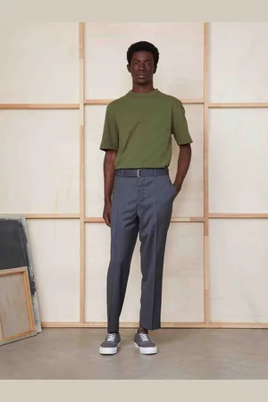 OFFICINE GENERALE Pantalones Formales Hoche Lana