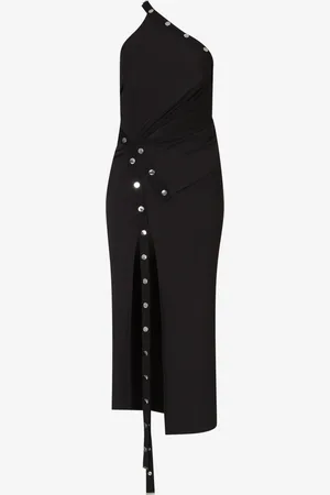The Attico Vestido Midi Botones