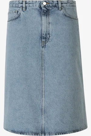 Totême Falda Midi Denim