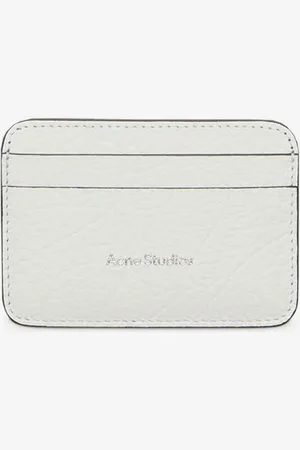 Acne Studios Tarjetero Logo Piel