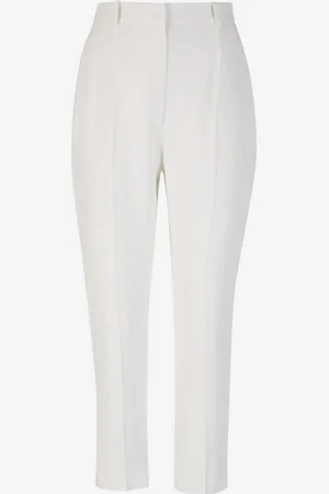 Alexander McQueen Pantalones Formales Crepé