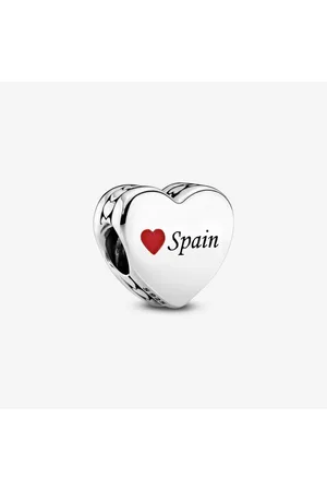 PANDORA Charm en Plata de Ley Corazón Playa Española