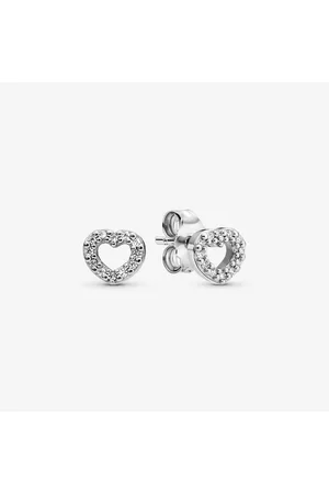 PANDORA Pendientes en Plata de Ley Y Circonita Cúbica