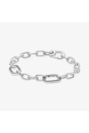 PANDORA Pulsera de Cadena de Eslabones Pequeños de Me en Plata de Ley
