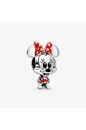 PANDORA Charm Minnie Mouse Con Vestido Y Lazo de Lunares de Disney en Plata de Ley